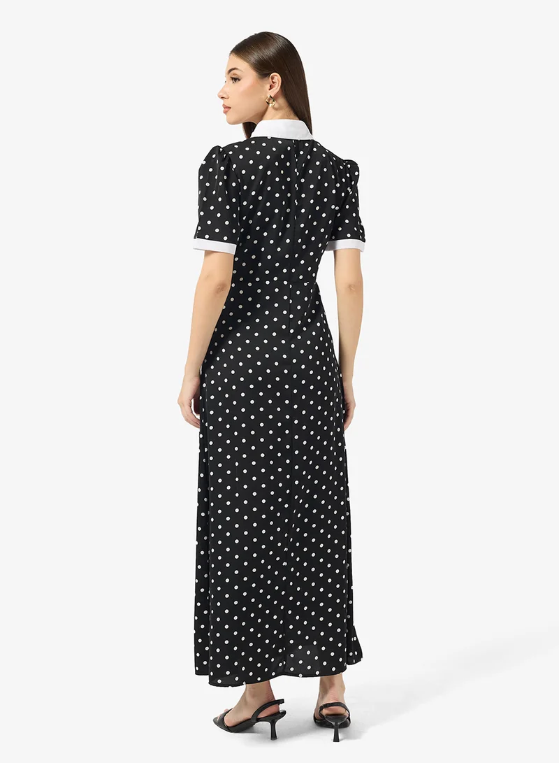 ELLA Polka Print Dress